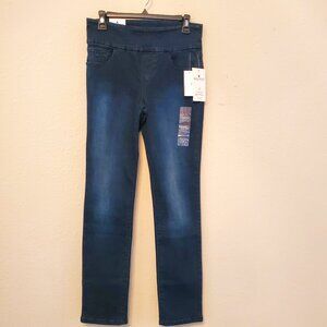 Gloria Vanderbilt Women's Classic Rise Slim Leg Pull On Super Stretch, Size 4.